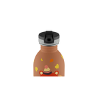 Kids Urban 250ml rozsdamentes acél kulacs szívószálas kupakkal, Sweet Bear