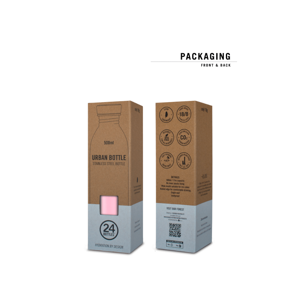 Urban 500ml rozsdamentes acél kulacs, TAXI YELLOW