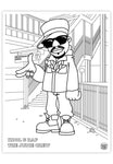 Hiphop Coloring Book