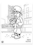 Hip Hop Coloring Book - East Coast Edition