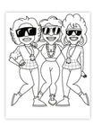 Hip Hop Coloring Book - West Coast Edition