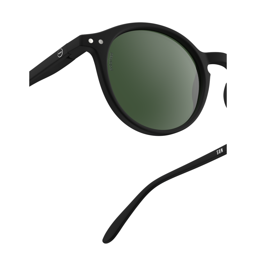 IKONIKUS D napszemüveg, fekete, polarizált zöld lencse