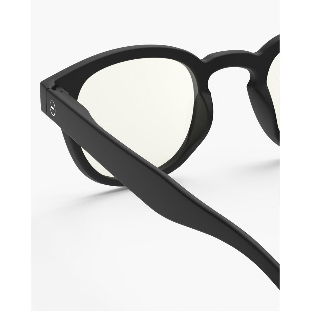 RETRO C monitor szemüveg, fekete