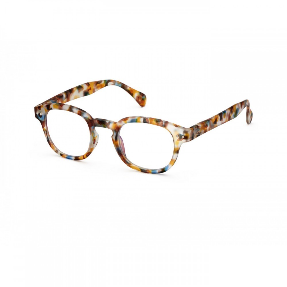 RETRO C monitor szemüveg, kék teknőcmintás