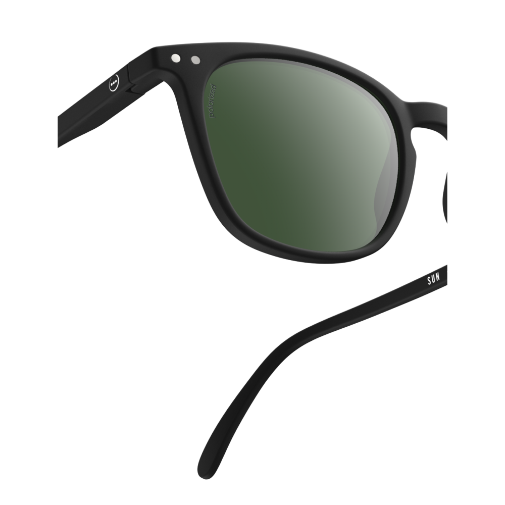 TRAPÉZ E napszemüveg, fekete, polarizált zöld lencse