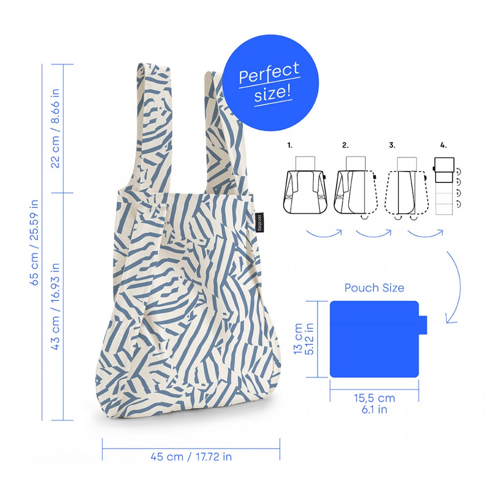 Bevásárlótáska - Blue Twist