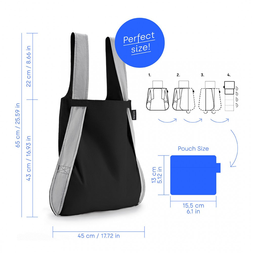 Bevásárlótáska reflective - Black