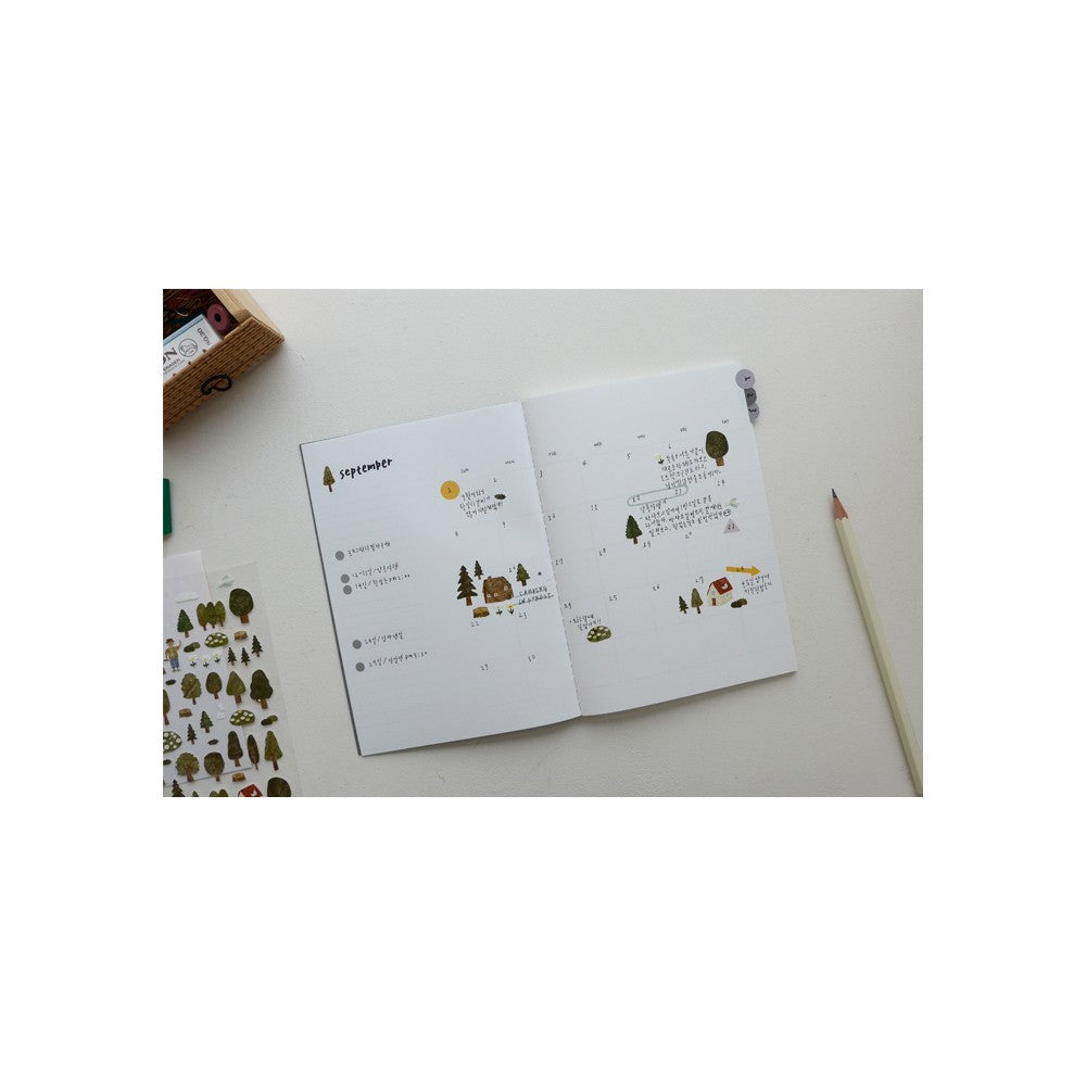 Havi bontású tervező